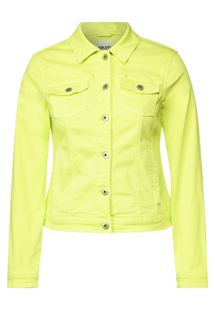 CECIL Style Denim Jacket Color limelight yellow online kaufen