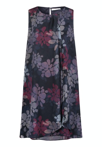 BETTY & CO. Kleid Kurz ohne Arm Lilac/Dark Blue