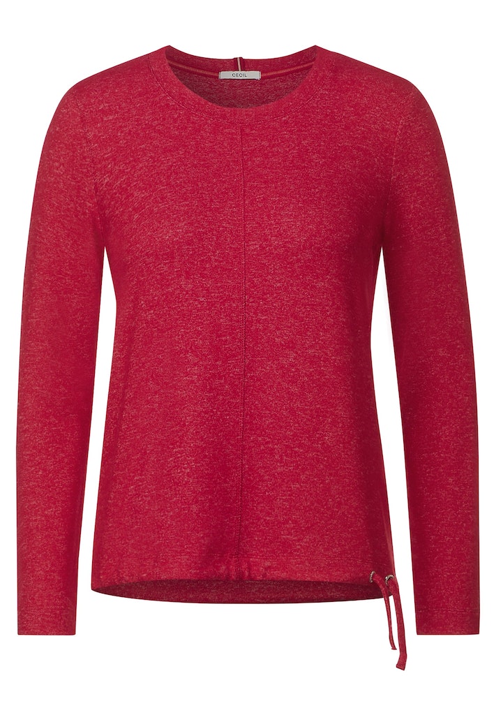 CECIL NOS Cosy Shirt casual red melange online kaufen