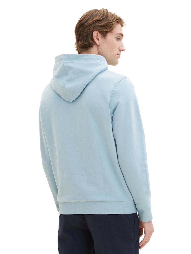 TOM TAILOR logo hoodie dusty mint blue online kaufen
